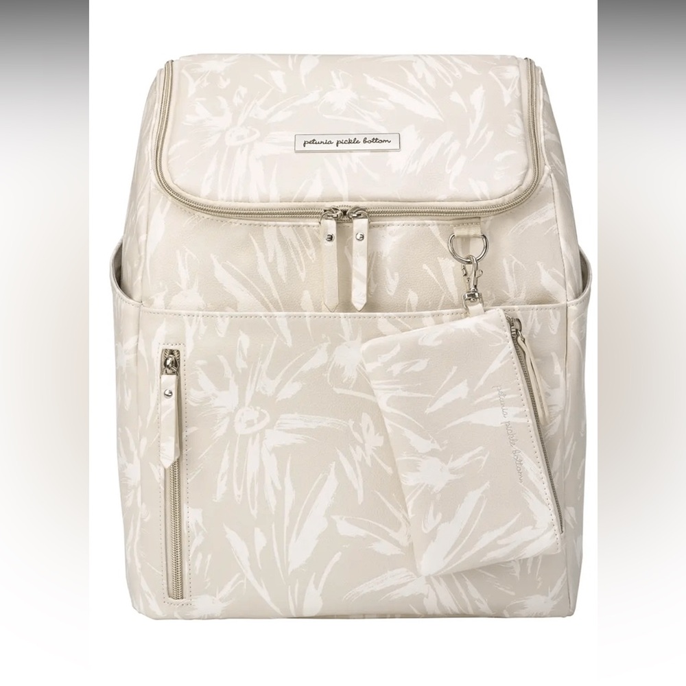 Petunia Pickle Bottom Tempo Backpack in Linen Blossoms